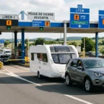 car and caravan using french tolls