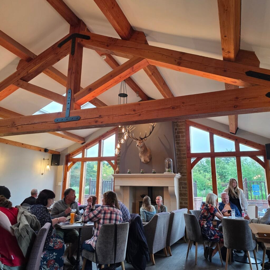 Relaxing in the Eye Kettleby Lakes Clubhouse