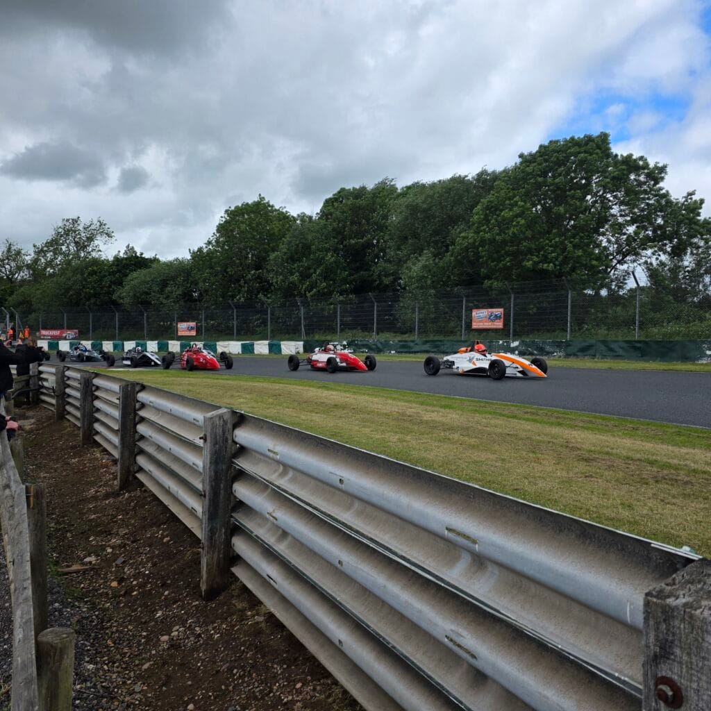 Formula Ford race at Mallory Park during our Eye Kettleby Lakes weekend