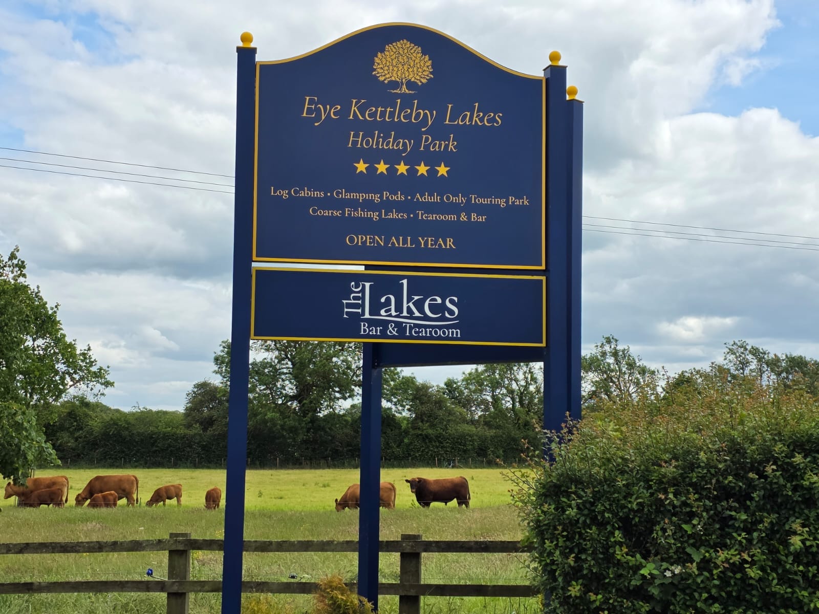 Eye Kettleby Lakes touring pitches and lakes in Leicestershire