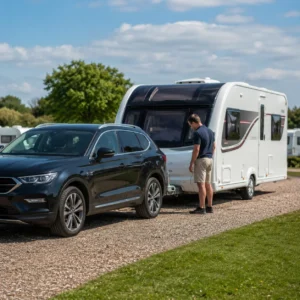 UK tow vehicle matched to a British touring caravan