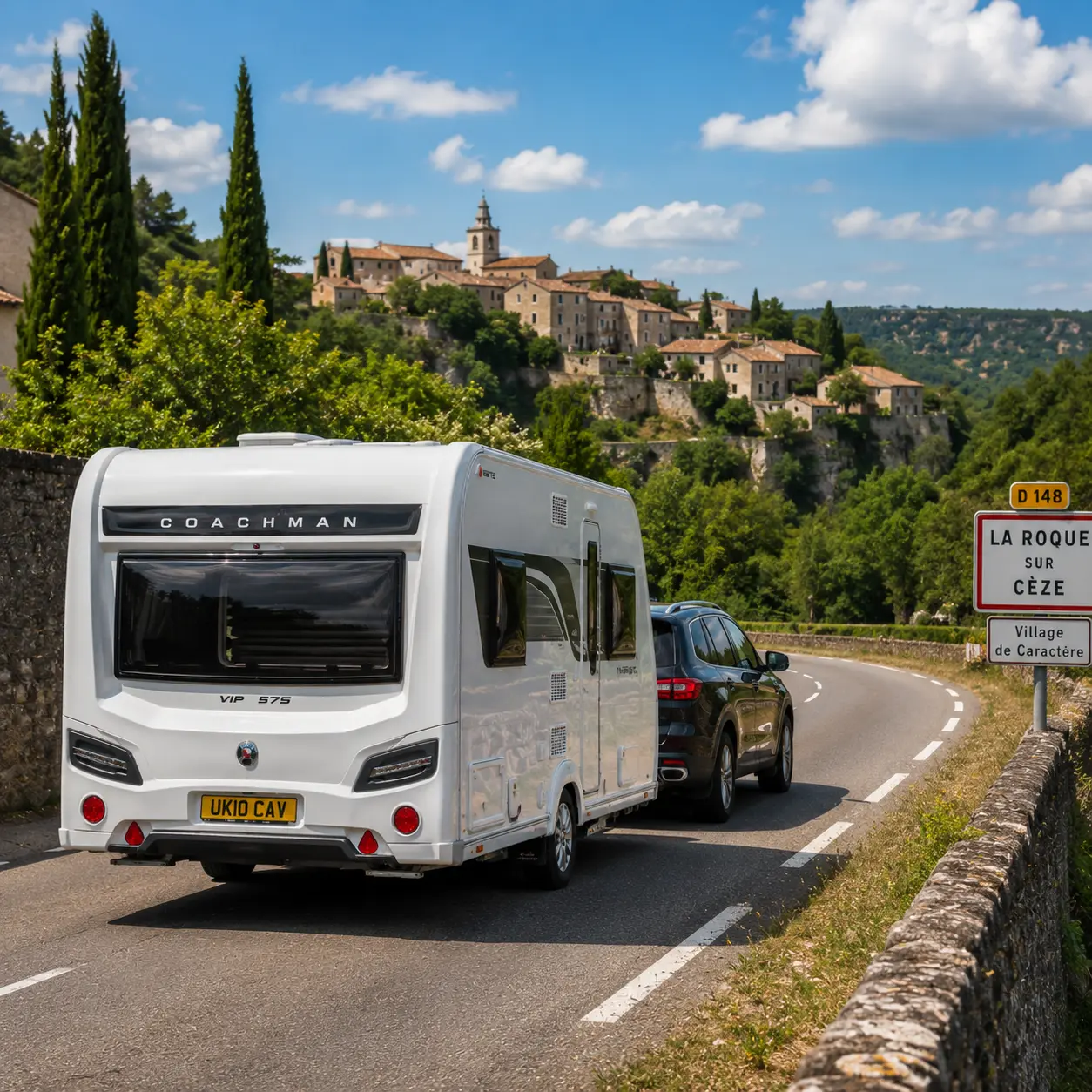 UK caravan touring in France