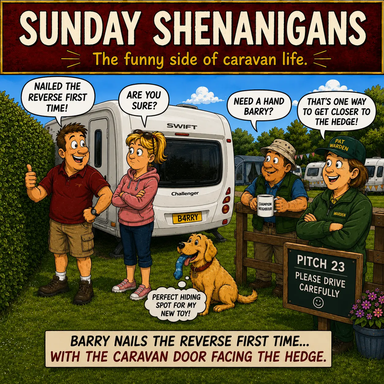 Sunday Shenanigans Comic 4 – Reverse Expert